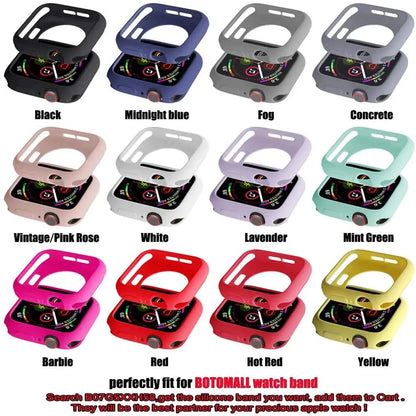 Apple Watch Silicone Case Cover - Soft Bumper Protective Accessory for Ultra 49mm Series 9 8 7 SE 6 5 45mm 41mm 44mm 40mm