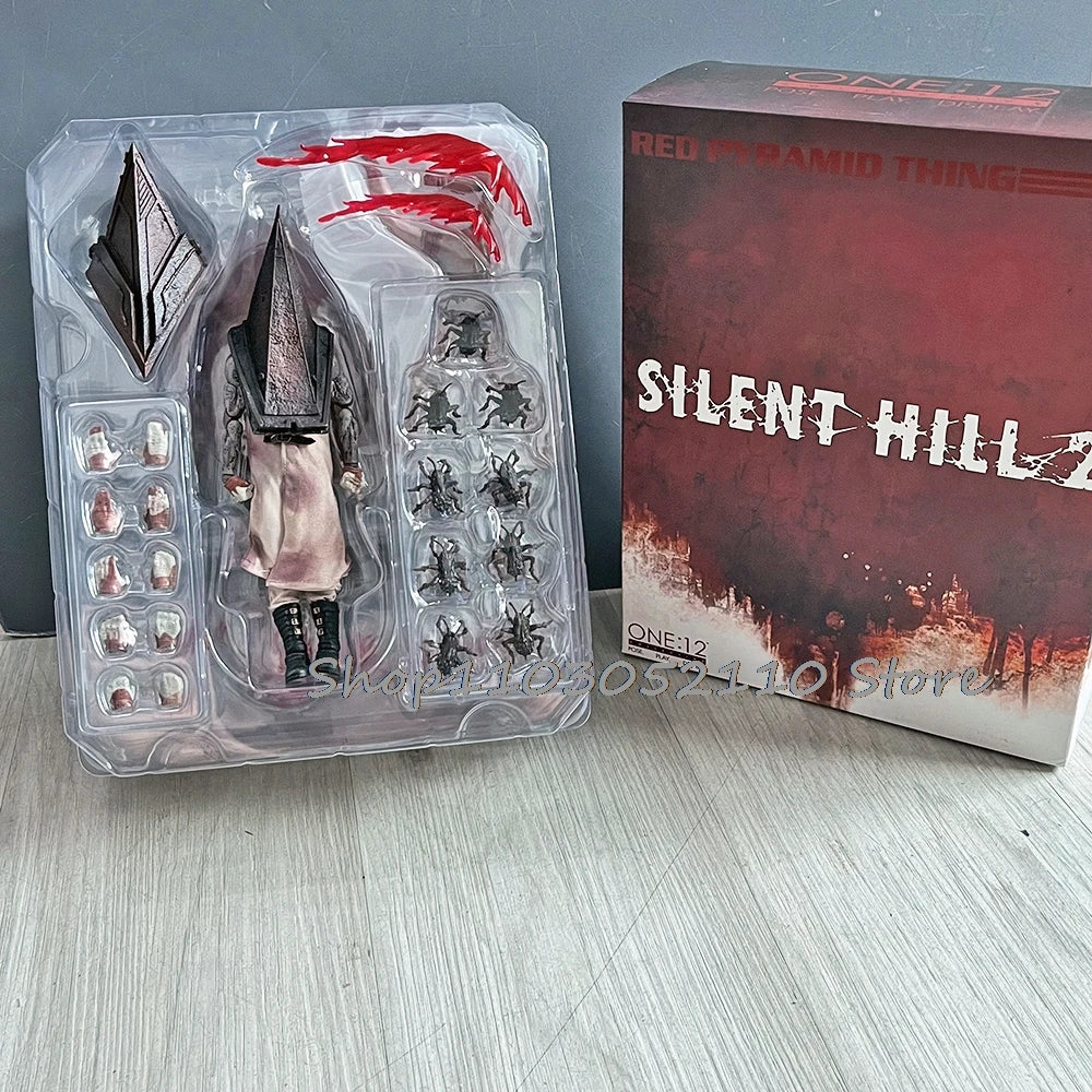 MEZCO Silent Hill 2 Red Pyramid Thing Action Figure – ONE:12 Collectible Movable Toy Gift