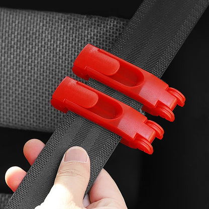 Car Seat Belt Buckle Clips - Shoulder & Neck Pressure Relief Seatbelt Adjuster (1-4 Pack)