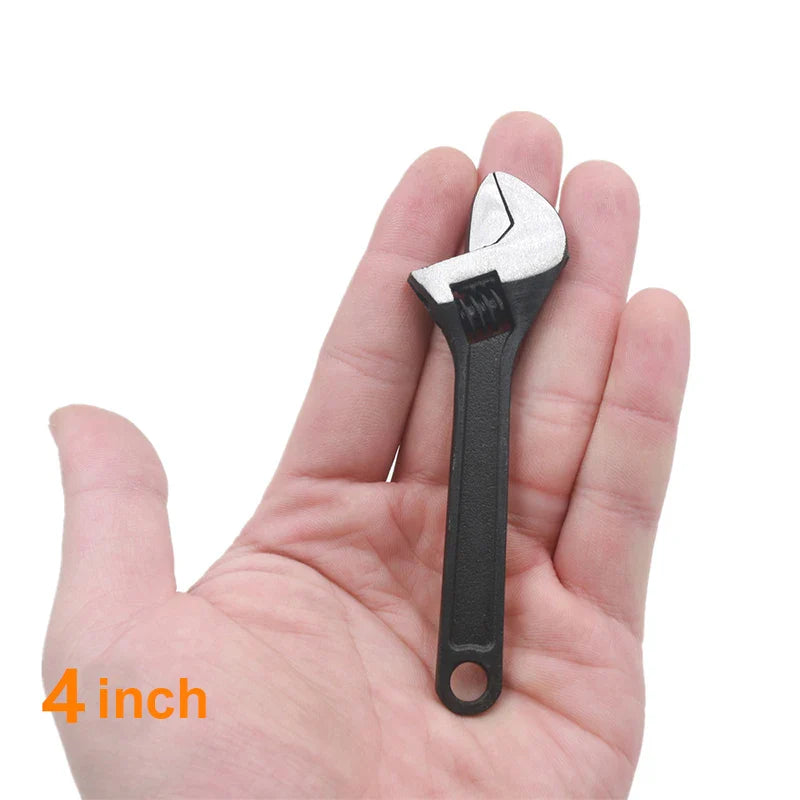 Mini Adjustable Spanner Wrench Set – 2.5/4 Inch Open-End Portable Hand Tools