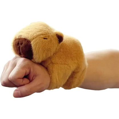 New Capybara Plush Wristband Bracelet – Kawaii Cartoon Cotton Doll Toy for Kids Funny Gift