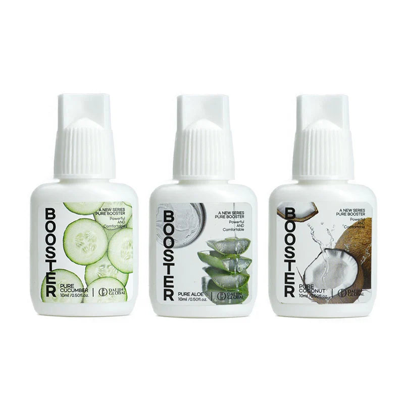 Original Booster Eyelash Glue – Super Bonder Quick-Dry Professional Lash Extension Glue with Aloe, Coconut & Cucumber