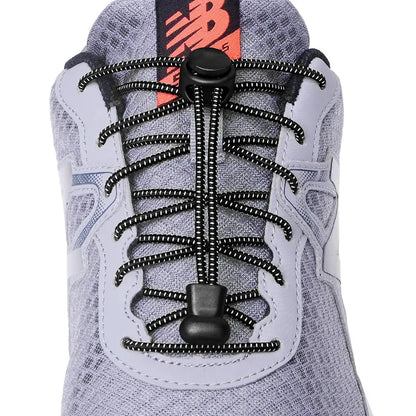 Effortless Style: 1Pair Elastic No Tie Shoe Laces - Stretching Lock Lazy Laces for Sneakers - Quick Rubber Round Shoestrings for Convenient Wear