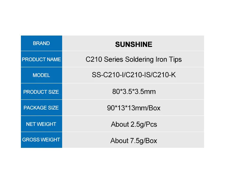 RELIFE Super Fine Soldering Tips C210 C245 C115 – Professional Iron Tips for GVM T210 T115 Stations