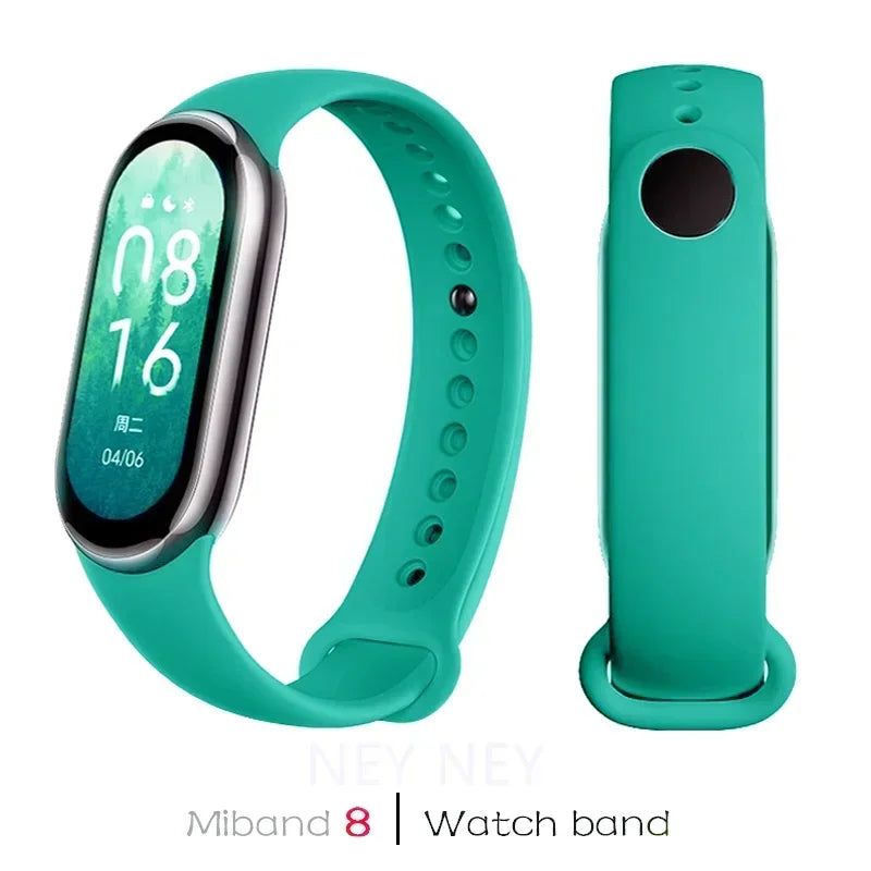 Sport Silicone Strap for Xiaomi Mi Band 9/8 NFC – Replacement Smartwatch Wristband Bracelet