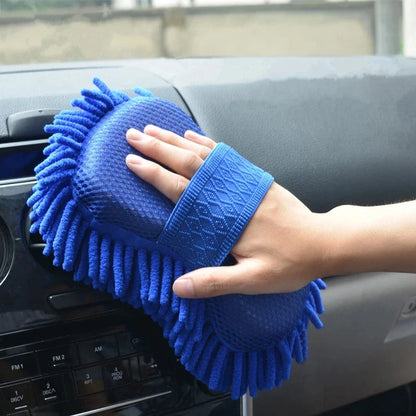 Microfiber Car Wash Sponge - Cleaning, Detailing Brushes, Towel, Gloves - Auto Care Accessories