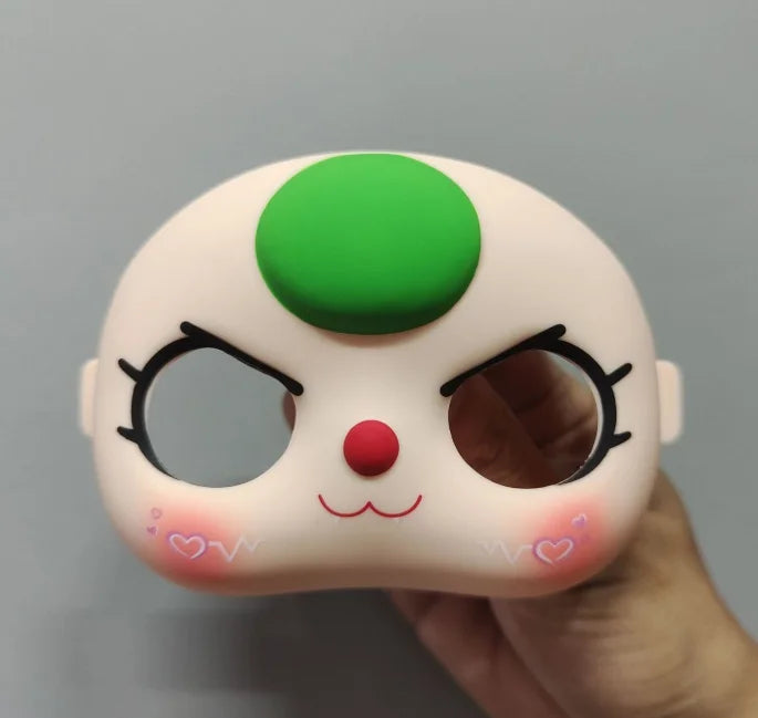 In-Stock 400% Baby Three Vinyl Faces — High-Quality Handmade Angry Expression Replacement Accessory for Dolls