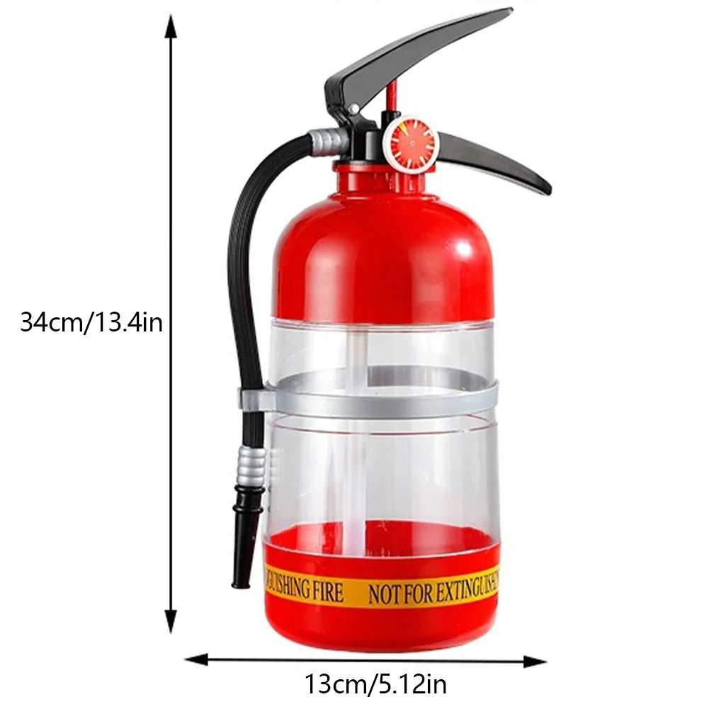 1.5L Wine & Beer Drink Dispenser — Fire Extinguisher Style Pourer for Wine, Spirits & Party Beverages, Bar Accessory