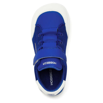HOBIBEAR Kids Barefoot Shoes – Wide Toe Minimalist Sneakers for Boys & Girls, Lightweight Hook Loop, Mesh & Artificial Leather