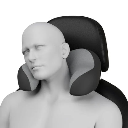 Car Pillows - Ergonomic U-Shaped Memory Foam Head & Neck Rest, Universal Auto Seat Headrest Protector, Interior Accessories