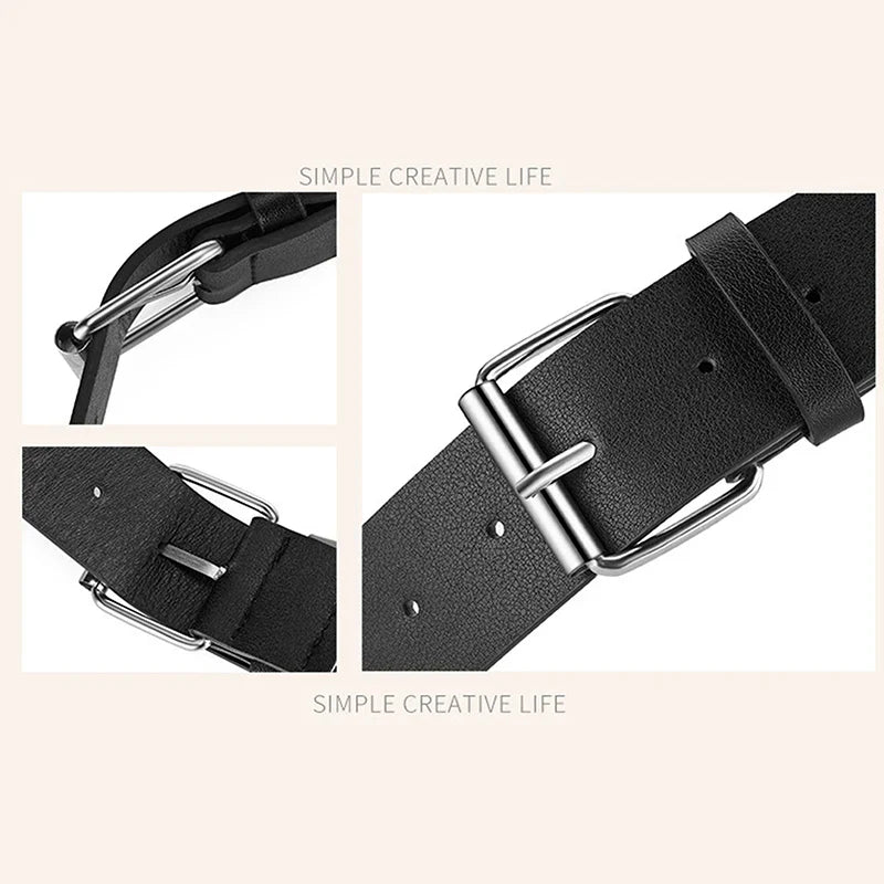Personalized Rivets Checkerboard PU Leather Belt – 107CM Universal Hip-Hop Punk Fashion Belt for Men & Women