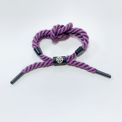 Naruto Anime Bracelet – Adjustable Cosplay Rope Wristband for Couples, Men & Women (Sasuke, Hinata, Itachi, Hyuga)