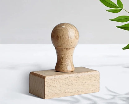 Personalized Custom Wooden Stamp – Wedding Seal, Logo Stamp for Invitations, Stationery, Name & Business Branding
