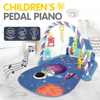 Children’s Pedal Piano — Early Education Music Toy with Light-Up Crawling Mat for Baby Music & Fitness