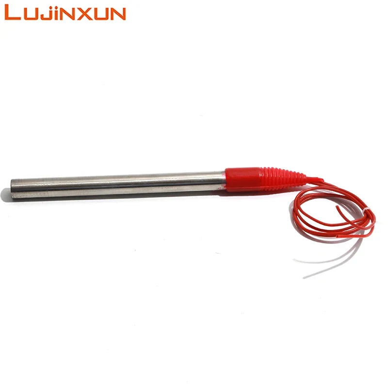 LUJINXUN 12V/24V Fish Tank Water Heater - Fully Waterproof 304 Stainless Steel Heating Tube 50-200W for Aquarium Use