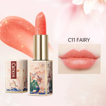 CATKIN Sparkling Lip Balm – Moonlight Color-Changing Lipstick, New Series Hydrating Lip Care