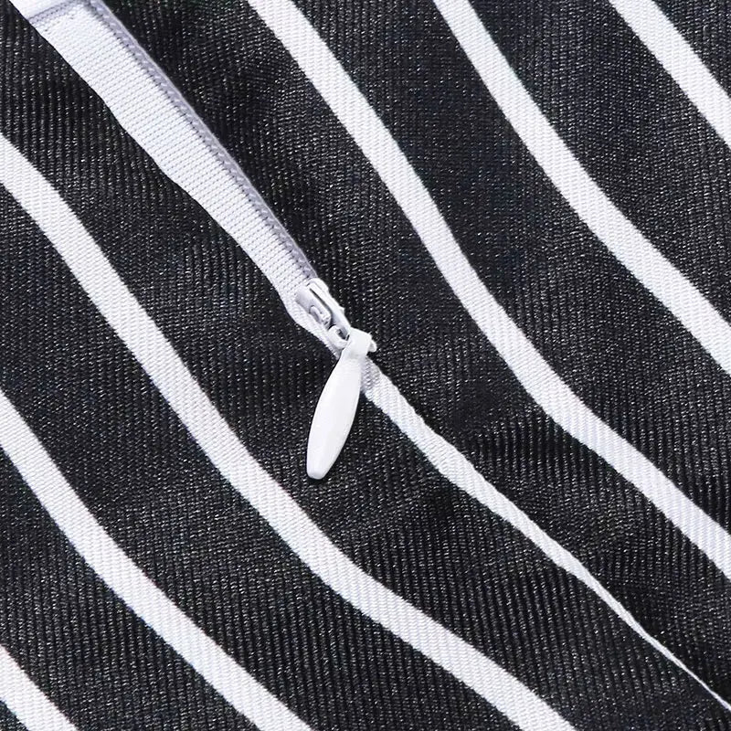 Jack Skellington Costume for Kids - Striped Halloween Cosplay Dress-Up Set