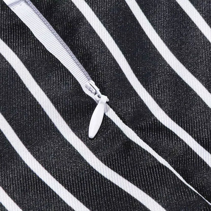 Jack Skellington Costume for Kids - Striped Halloween Cosplay Dress-Up Set