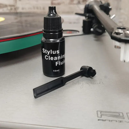 Stylus Brush & 10ml Needle Solution Cleaner – Carbon Fiber Brush Record Player Cleaning Kit