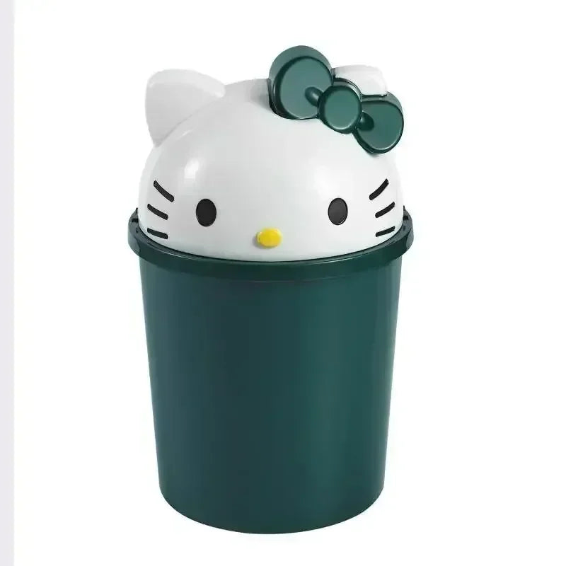 New Sanrio Hello Kitty Kawaii Dustbin – Trash Can for Living Room, Bedroom & Toilet