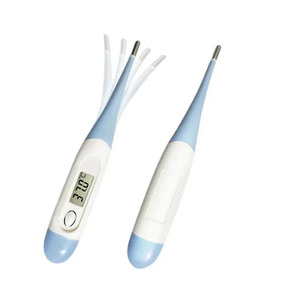 Electronic Digital Thermometer Soft Tip for Home First Aid—Oral & Armpit Temperature Measurement for Babies & Adults