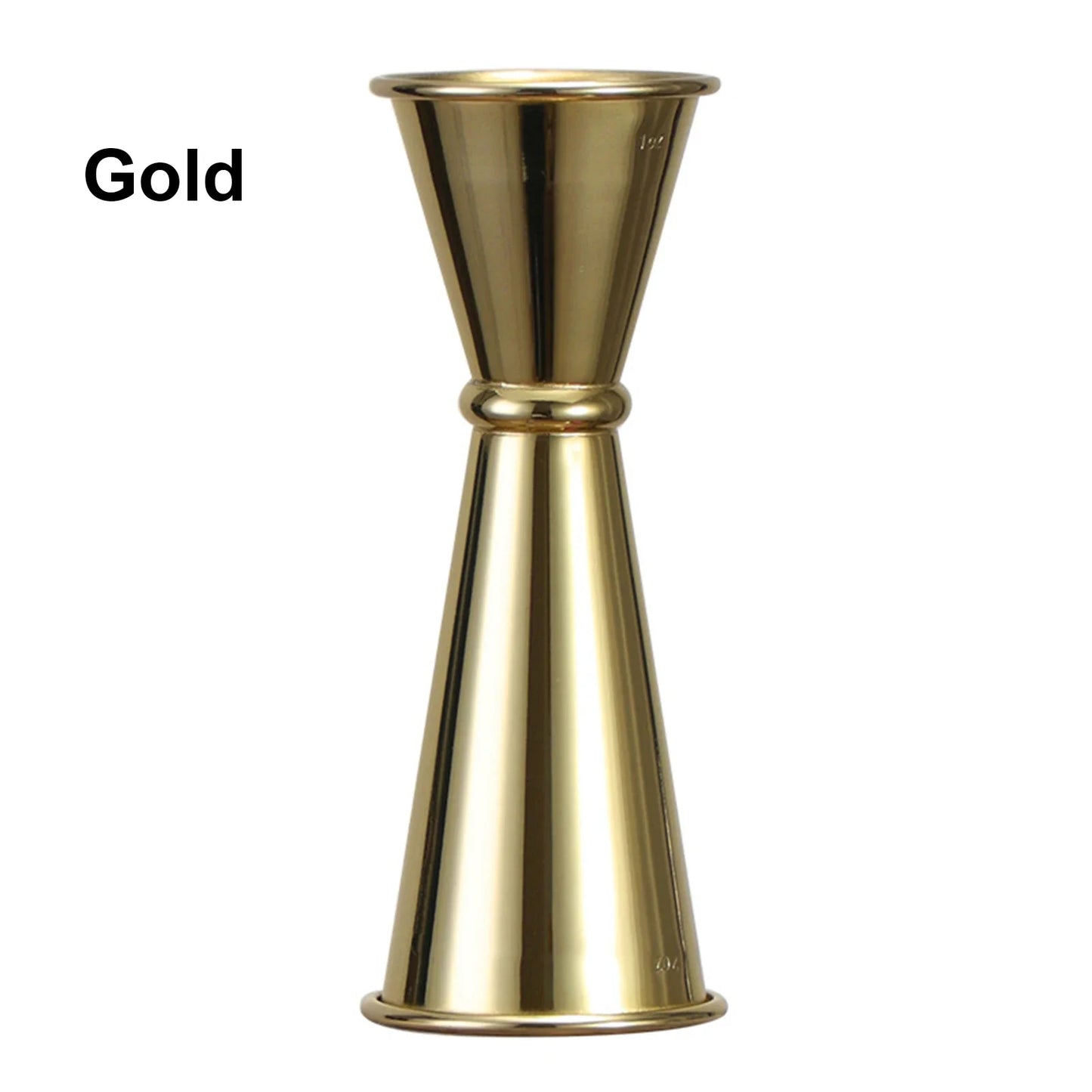 Double Cocktail Jigger — Stainless Steel Dual-Sided Measuring Cup with Internal Scale, Bar Tool