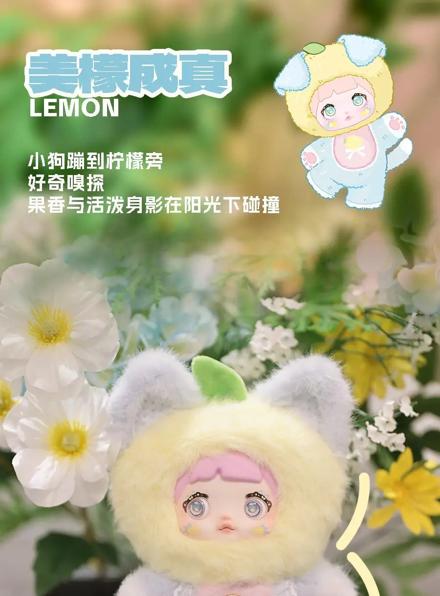Nommi V3 Fruits Series Dream Eyes Blind Box – Plush & Vinyl Bag Pendant Toy Gift for Kids