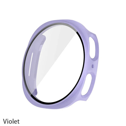 Samsung Galaxy Watch 8 Screen Protector Case – Full Coverage Tempered Glass & Scratch-Resistant Bumper Cover for 40mm/44mm Watch 8