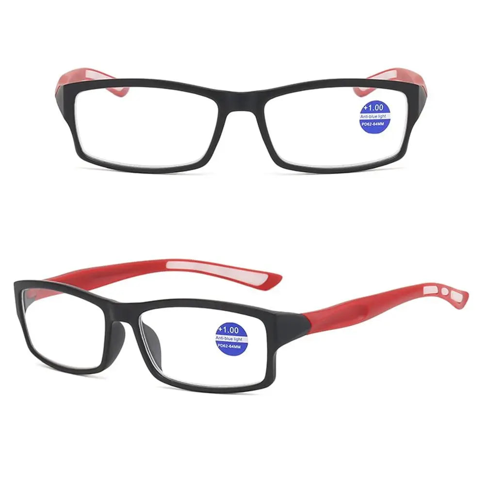 Ultralight Anti-Blue Light Reading Glasses – Sport Presbyopia Eyewear for Men & Women +100 to +400