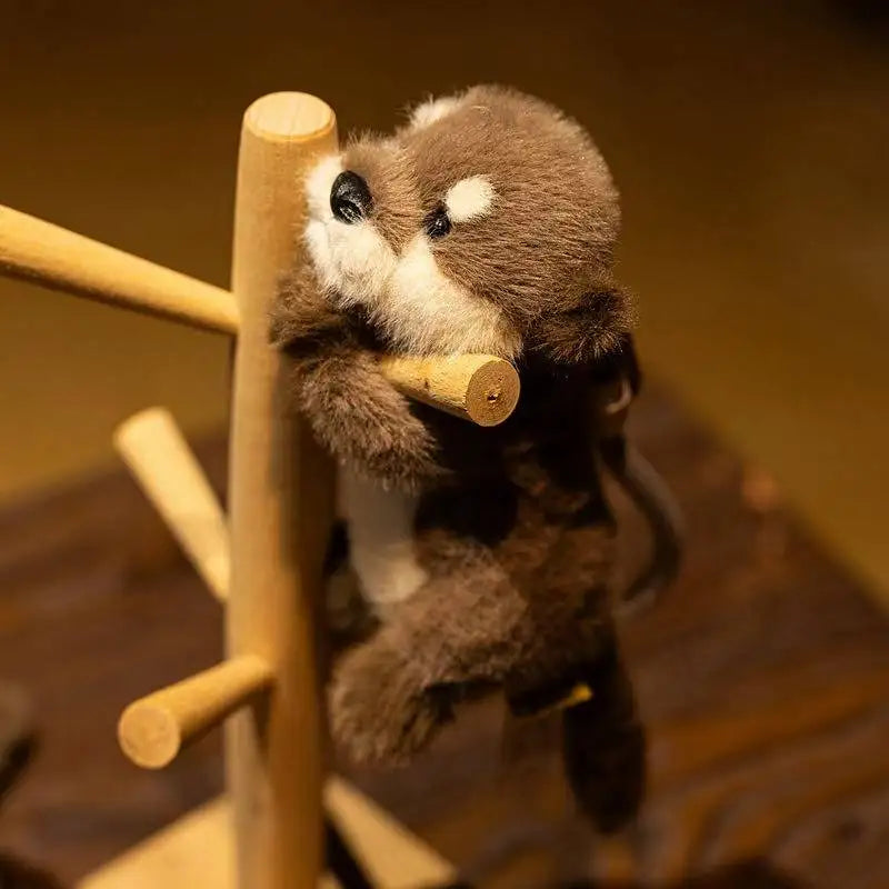Cute Otter Plush Keychain - Soft Kawaii Backpack Pendant Cartoon Stuffed Toy Gift for Girlfriend & Christmas