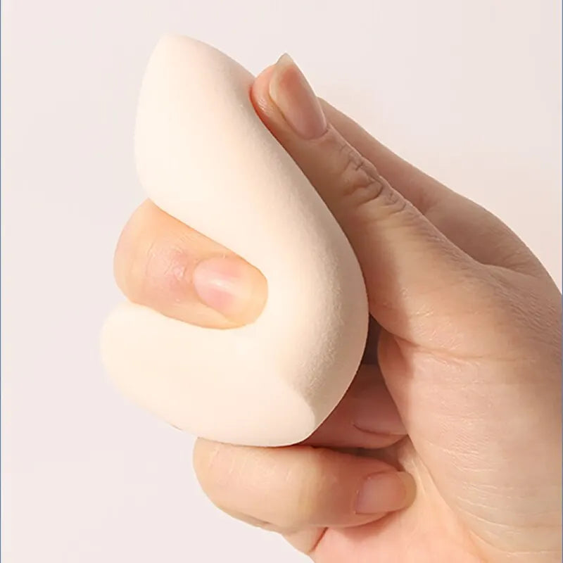 7-Piece Cosmetic Egg Makeup Puff Set - Smear-Proof, Super Soft Pear-Shaped Sponges for Wet and Dry Application