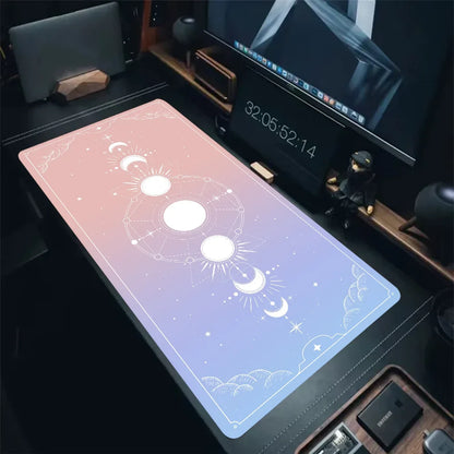 Magic Tarot Card Mouse Pad - Colorful Astrology HD Printed Waterproof Large Desk Mat for PC Keyboard Office Setup
