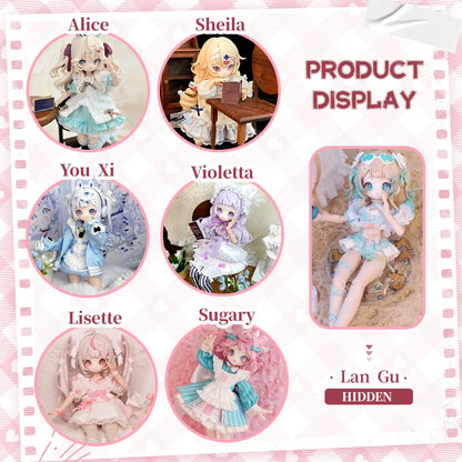 Wanmeng Sugary Girls 1/8Mjd Blind Box – Movable Doll Action Figure Collectible Toy Gift