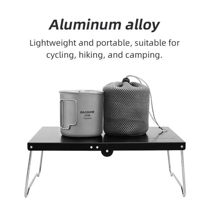 Portable Foldable Camping Table – Ultralight MDF Mini Coffee Table for Outdoor Hiking & Picnic Use