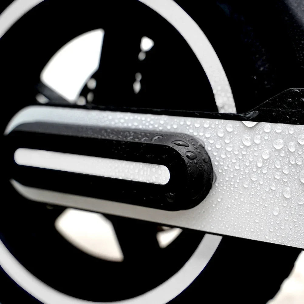 Scooter Night Riding Reflective PVC Warning Strip Decals - Waterproof Modification Parts for Xiaomi Mijia M365