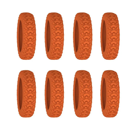 8pcs Travel Luggage Wheel Covers | Silicone Casters Protection for Suitcase, Noise-Reducing