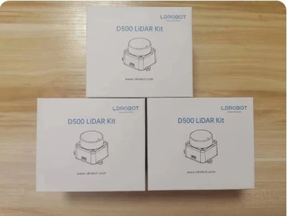 LDROBOT D500 360° Lidar Scanner — TOF Laser Radar 30000Lux, ROS1/ROS2 Compatible, Indoor & Outdoor Replacement for D300 Kit
