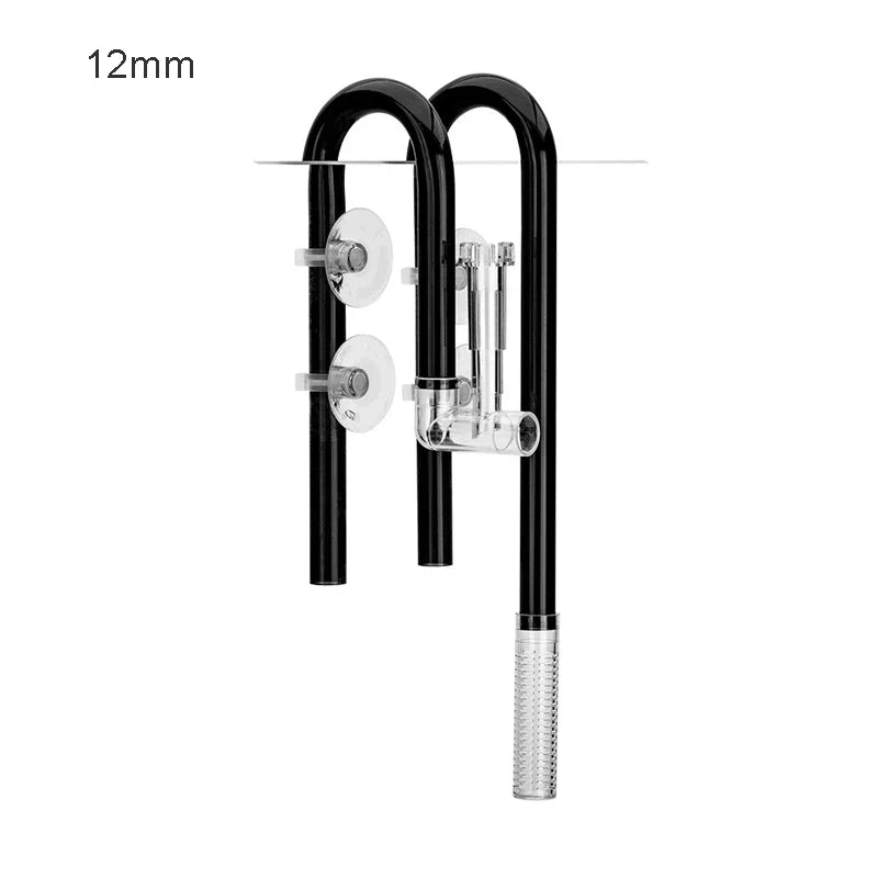 AQUAPRO Aquarium Inlet & Outlet Pipe Set – Plastic Skimmer Lily Flow for Fish Tanks & Bowls