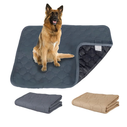 Washable Reusable Dog Training Pad - Absorbent Waterproof Diaper Mat for Pet Training and Car Seat Cover - Essential Pet Accessories