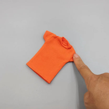 1/6 Scale Black T-Shirt for 12" (30cm) Action Figures — Male & Female DIY Model Accessories