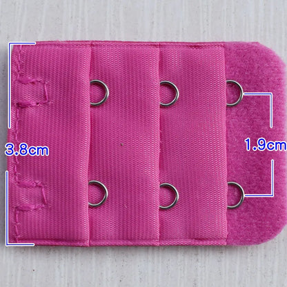 3.8cm 2-Hook Bra Extender Clip – Adjustable Back Belt Buckle for Women’s Underwear & Soft Bra Extension