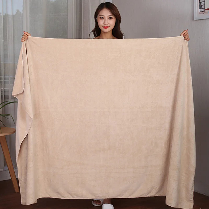 Extra Large Microfiber Bath Towel – Super Absorbent, Quick-Drying Soft Towel for Hotel, Spa, Sauna & Sports