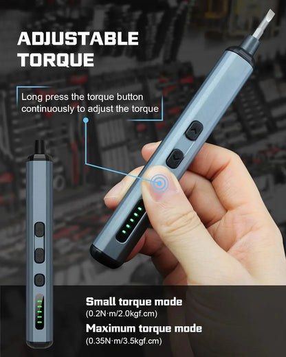 68-in-1 Electric Screwdriver Set – 5 Torque Settings, Precision Power Tool with Magnetic Bits for iPhone, Glasses, Watch, PC