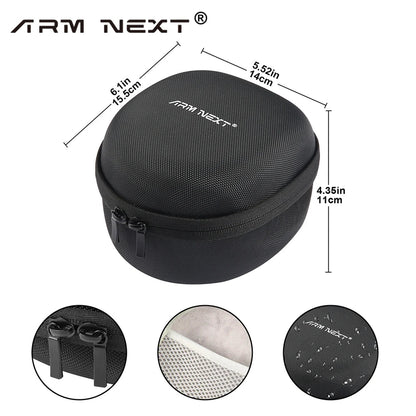 ARM NEXT Shockproof Hard Carrying Case: Travel Bag for Walkers Howard Leight Impact Sport Sound Amplification OD Electric Earmuff