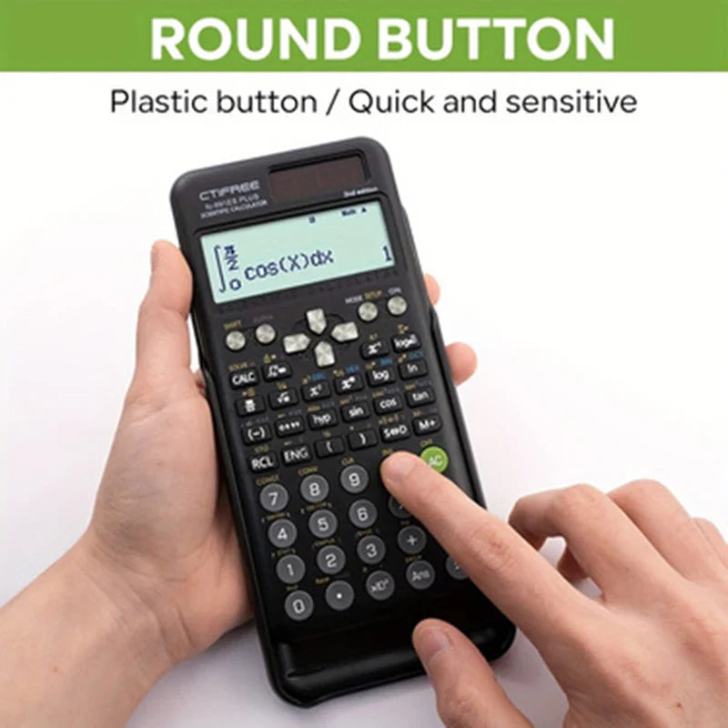 FC-991 ES PLUS Scientific Calculator – 417 Functions Multifunction Exam Calculator for Students | School & College Math Study Tool, Economical Packaging