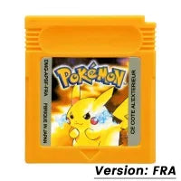 Pokemon GBC Game Cartridge — Red, Blue, Crystal, Gold, Green, Silver, Yellow 16-Bit for GB/SP