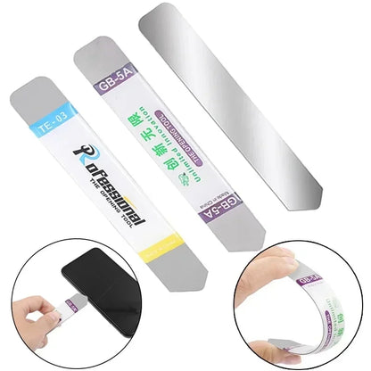 Metal Flat Pry Opener Tool - Soft Blade Crowbar Repair Kit for Phone Screen & Battery Removal