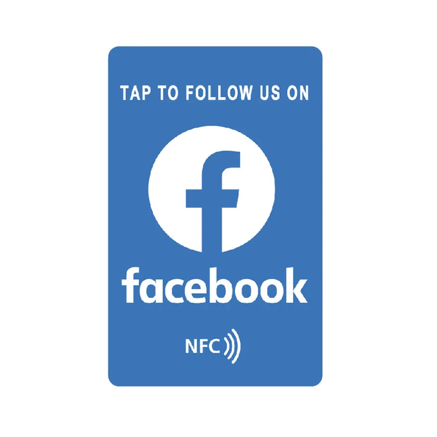Universal NFC Google Review Cards – Instagram & Facebook Tap-to-URL Social Business Cards for Android & iPhone