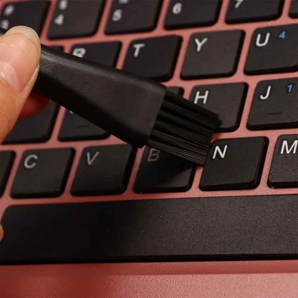 6-in-1 Electronics Cleaning Kit - Portable Anti-Static Keyboard Brush & Temperature Resistant Handle for Phone & Laptop
