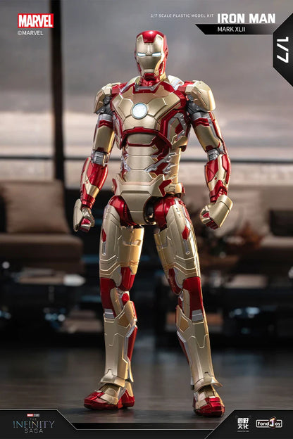 1:7 Original FondJoy Iron Man Action Figures – MK42, MK43, MK5, MK6, MK7 DIY Model, Tony Stark Legend Collection Toy for Kids Gift
